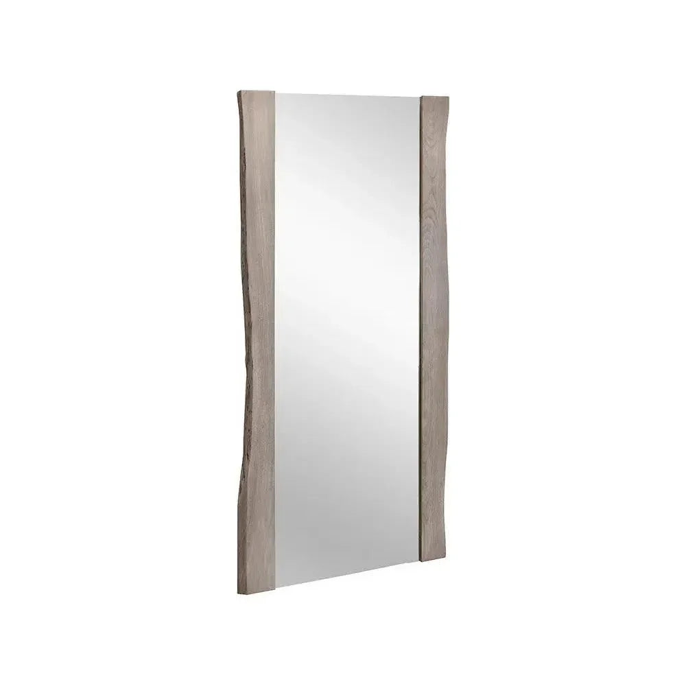 Fontana Wooden Vertical Floor Mirror-Floor Mirrors-SUNPAN-Grey-LOOMLAN