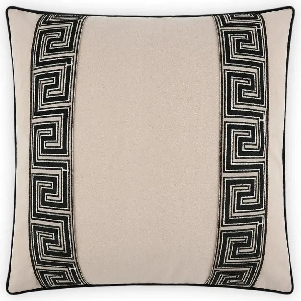 Fontanelle Ebony Black Throw Pillow Insert - LOOMLAN - D.V. Kap - Throw Pillows