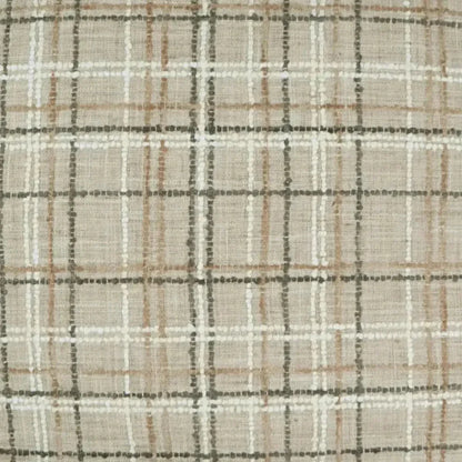 Foothills Plaid Check Taupe Large Throw Pillow Insert - LOOMLAN - D.V. Kap - Throw Pillows