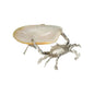 Foraging Crab Silver Finishs Sculpture - LOOMLAN - Chelsea House - Statues & Sculptures