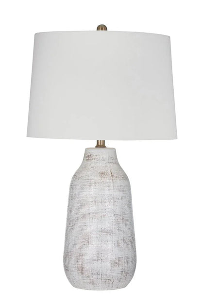 Forcythia White Ceramic Table Lamp - LOOMLAN - Bassett Mirror - Table Lamps