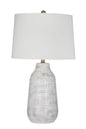 Forcythia White Ceramic Table Lamp - LOOMLAN - Bassett Mirror - Table Lamps