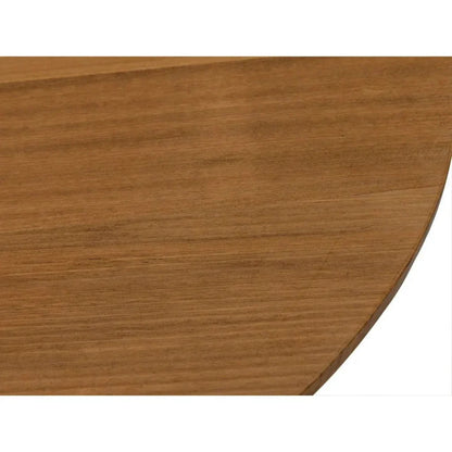 Ford Teak Wooda & Steel Base Small Round Side Table - LOOMLAN - Noir - Side Tables