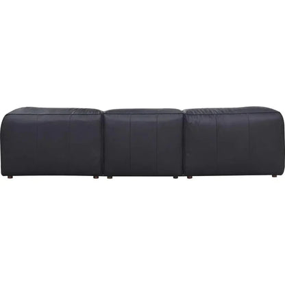 Form Black Convertible Modular 4PC Lounge Sectional-Modular Sofas-Moe's Home-LOOMLAN