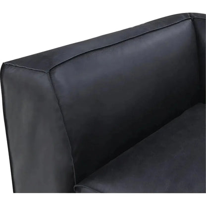 Form Black Corner Chair Modular Unit Convertible-Modular Components-Moe's Home-LOOMLAN