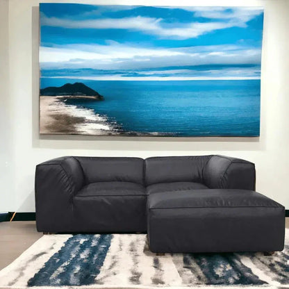 Form Black Corner Chair Modular Unit Convertible-Modular Components-Moe's Home-LOOMLAN