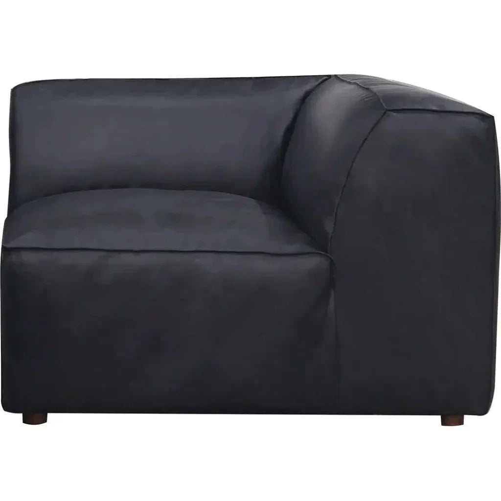 Form Black Corner Chair Modular Unit Convertible-Modular Components-Moe's Home-LOOMLAN