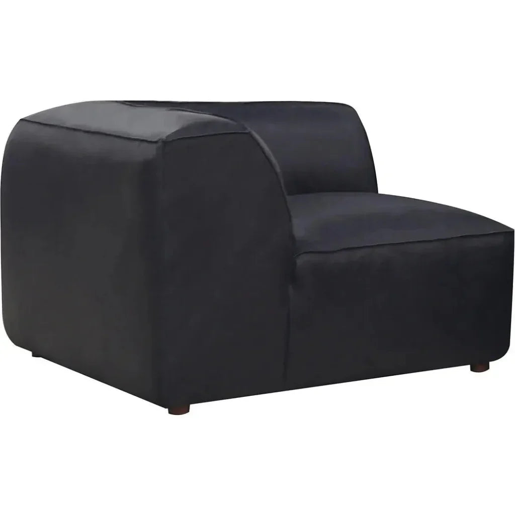 Form Black Corner Chair Modular Unit Convertible-Modular Components-Moe's Home-LOOMLAN