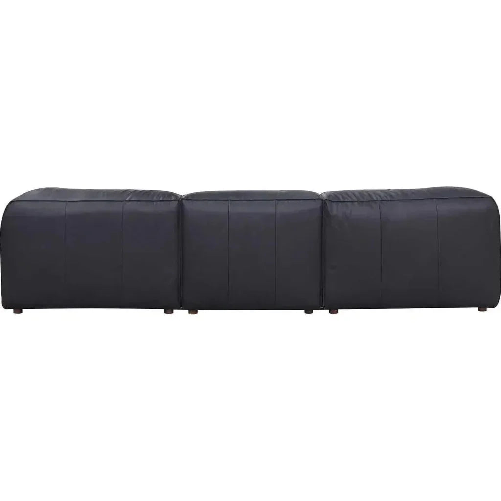 Form Black Modular 5PC Convertible Sectional-Modular Sofas-Moe's Home-LOOMLAN