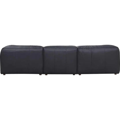 Form Black Modular 5PC Convertible Sectional-Modular Sofas-Moe's Home-LOOMLAN