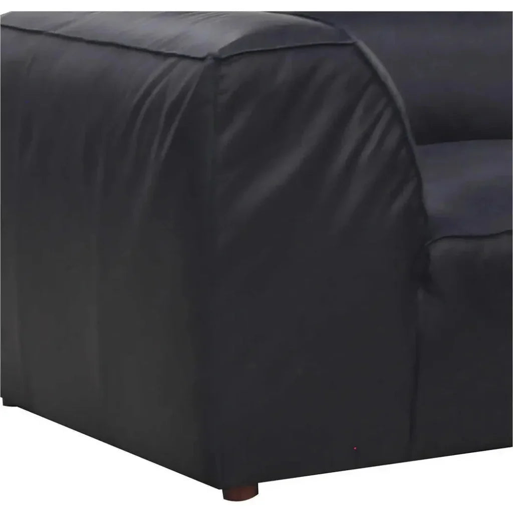Form Black Modular 5PC Convertible Sectional-Modular Sofas-Moe's Home-LOOMLAN