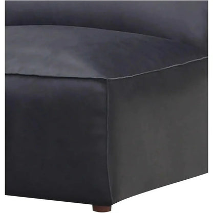 Form Black Modular 5PC Convertible Sectional-Modular Sofas-Moe's Home-LOOMLAN