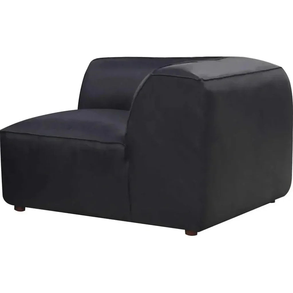Form Black Modular 5PC Convertible Sectional-Modular Sofas-Moe's Home-LOOMLAN