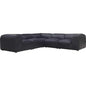 Form Black Modular 5PC Convertible Sectional-Modular Sofas-Moe's Home-LOOMLAN