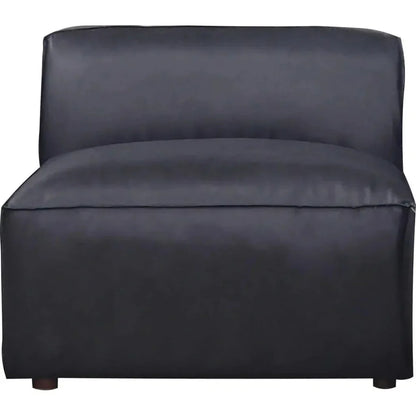 Form Black Modular Couch 4PC Sectional With Ottoman-Modular Sofas-Moe's Home-LOOMLAN