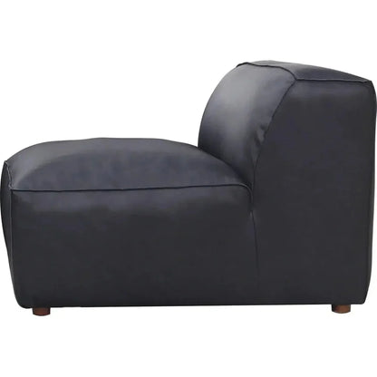 Form Black Slipper Chair Modular Unit Convertible-Modular Components-Moe's Home-LOOMLAN
