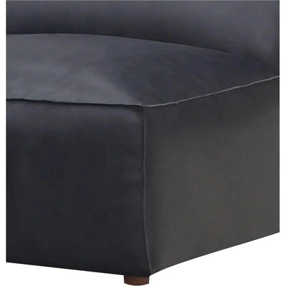 Form Black Slipper Chair Modular Unit Convertible-Modular Components-Moe's Home-LOOMLAN