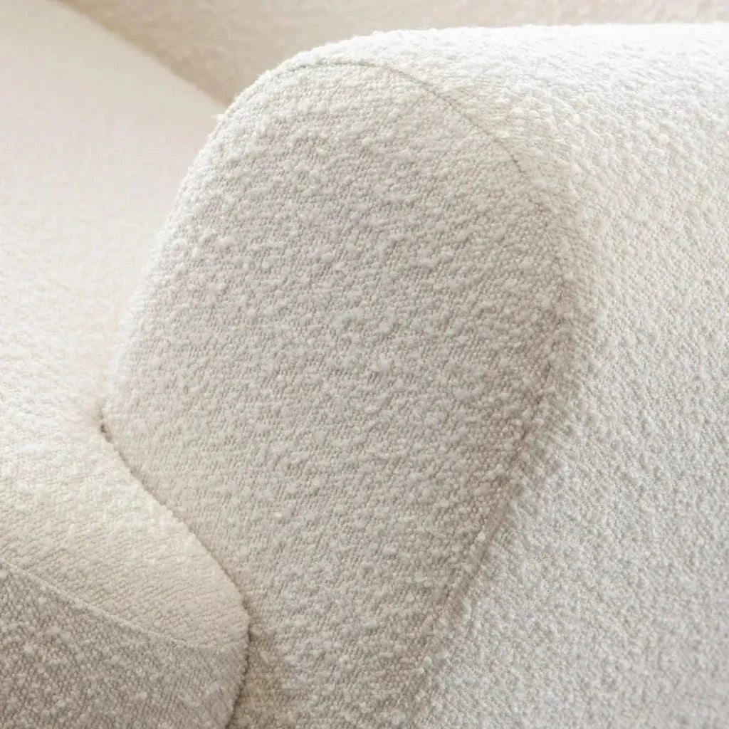 Form Boucle Sofa With 2 Accent Pillow Balls - LOOMLAN - Diamond Sofa - Sofas & Loveseats