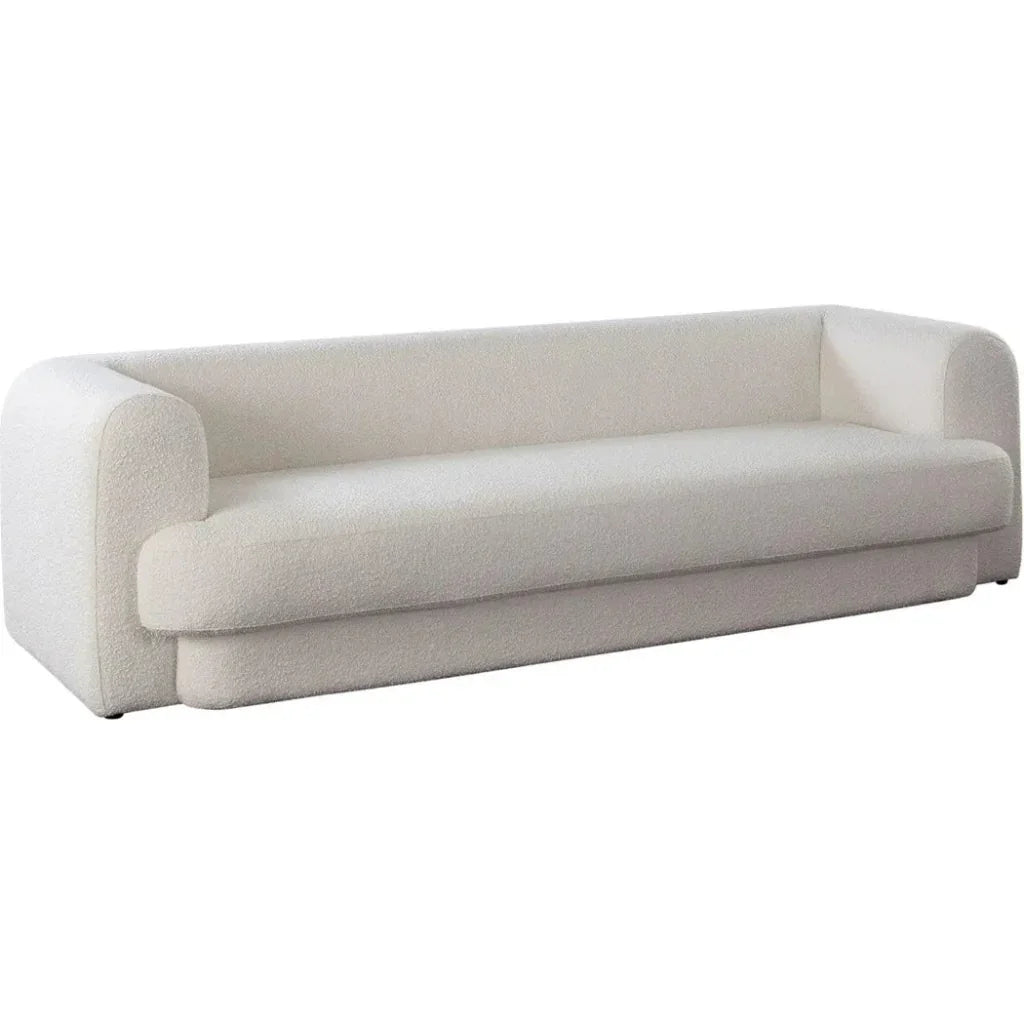 Form Boucle Sofa With 2 Accent Pillow Balls - LOOMLAN - Diamond Sofa - Sofas & Loveseats