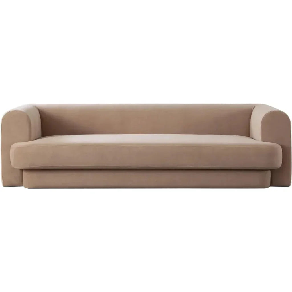 Form Camel Performance Velvet Sofa 2 Pillow Balls - LOOMLAN - Diamond Sofa - Sofas & Loveseats