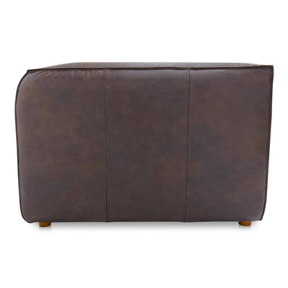 Form Espresso Brown Leather Modular Sofa-Modular Sofas-Moe's Home-LOOMLAN