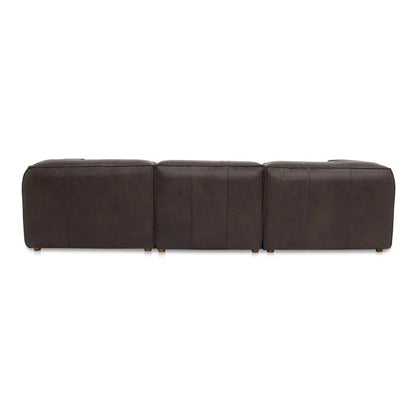 Form Leather Classic L - Shaped Modular Sectional - LOOMLAN - Moe's Home - Sectionals