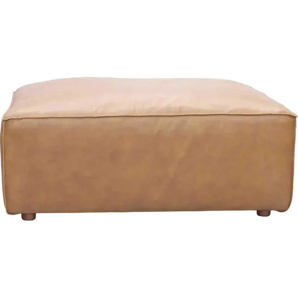 Form Tan Modular Sectional Ottoman 5PC Convertible-Modular Sofas-Moe's Home-LOOMLAN