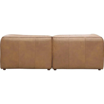 Form Tan Modular Sofa 3PC Sectional With Ottoman-Modular Sofas-Moe's Home-LOOMLAN