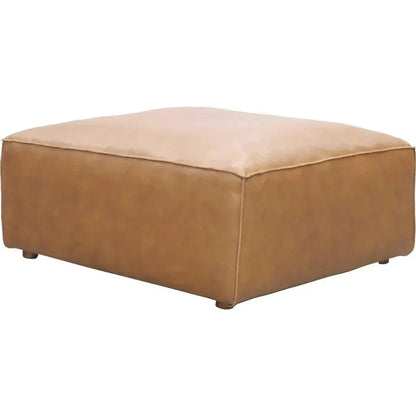 Form Tan Modular Sofa 3PC Sectional With Ottoman-Modular Sofas-Moe's Home-LOOMLAN