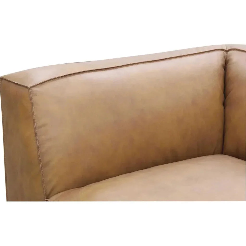 Form Tan Modular Sofa 3PC Sectional With Ottoman-Modular Sofas-Moe's Home-LOOMLAN