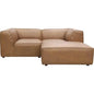 Form Tan Modular Sofa 3PC Sectional With Ottoman-Modular Sofas-Moe's Home-LOOMLAN