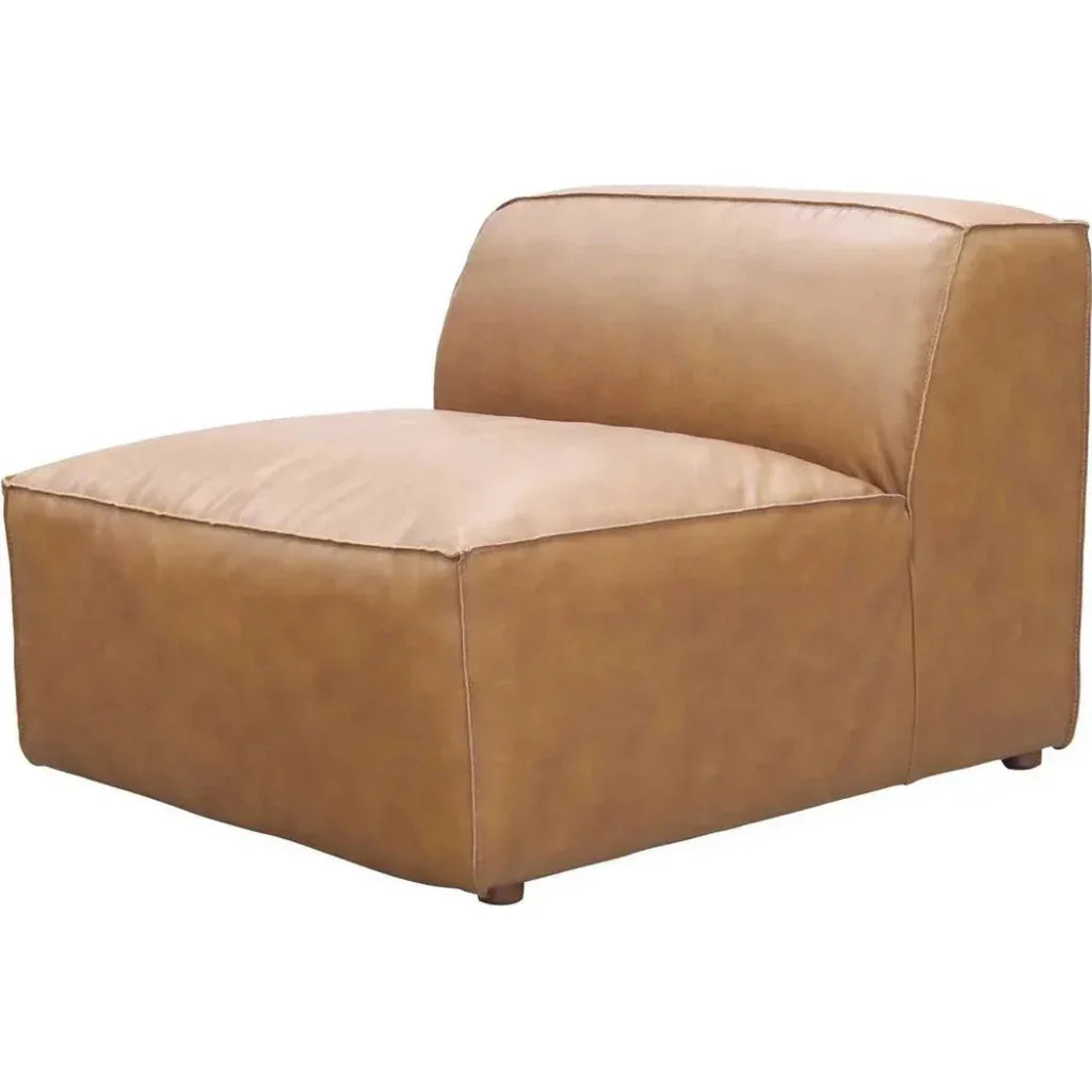 Form Tan Modular Sofa 4PC Convertible With Ottoman-Modular Sofas-Moe's Home-LOOMLAN