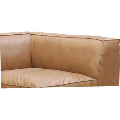 Form Tan Modular Sofa 4PC Convertible With Ottoman-Modular Sofas-Moe's Home-LOOMLAN