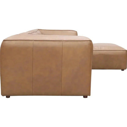 Form Tan Modular Sofa 4PC Convertible With Ottoman-Modular Sofas-Moe's Home-LOOMLAN