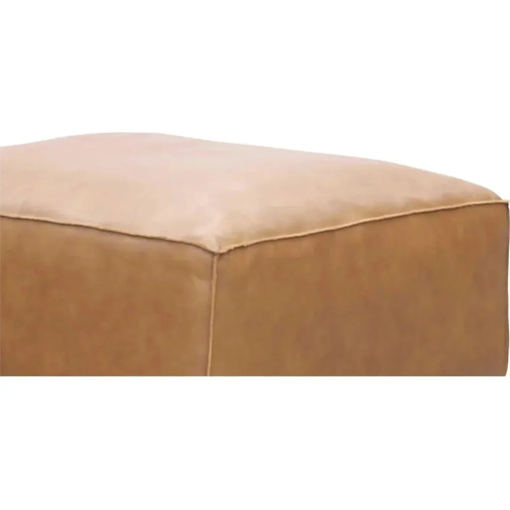 Form Tan Modular Sofa 4PC Convertible With Ottoman-Modular Sofas-Moe's Home-LOOMLAN