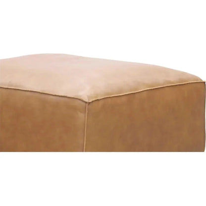 Form Tan Modular Sofa 4PC Convertible With Ottoman-Modular Sofas-Moe's Home-LOOMLAN