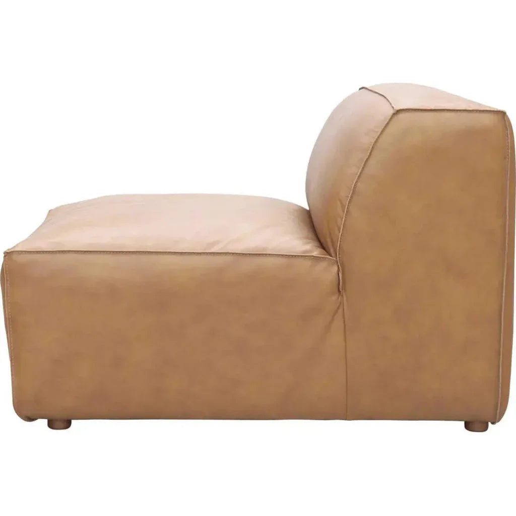 Form Tan Modular Sofa 4PC Convertible With Ottoman-Modular Sofas-Moe's Home-LOOMLAN