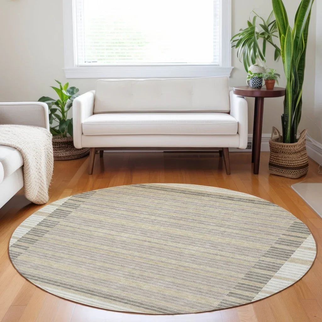 Formelle Ivory Washable Indoor - Outdoor Rug - LOOMLAN - LOOMLAN Rugs - Outdoor Rugs