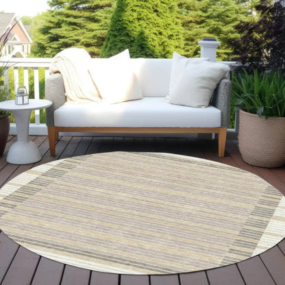 Formelle Ivory Washable Indoor - Outdoor Rug - LOOMLAN - LOOMLAN Rugs - Outdoor Rugs
