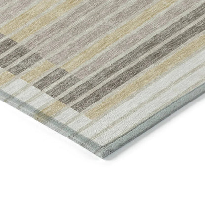 Formelle Ivory Washable Indoor - Outdoor Rug - LOOMLAN - LOOMLAN Rugs - Outdoor Rugs