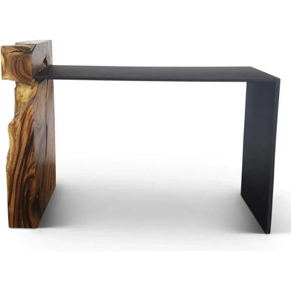 Fortis Natural Solid Chamcha Wood Sofa Table - LOOMLAN - Urbia - Console Tables