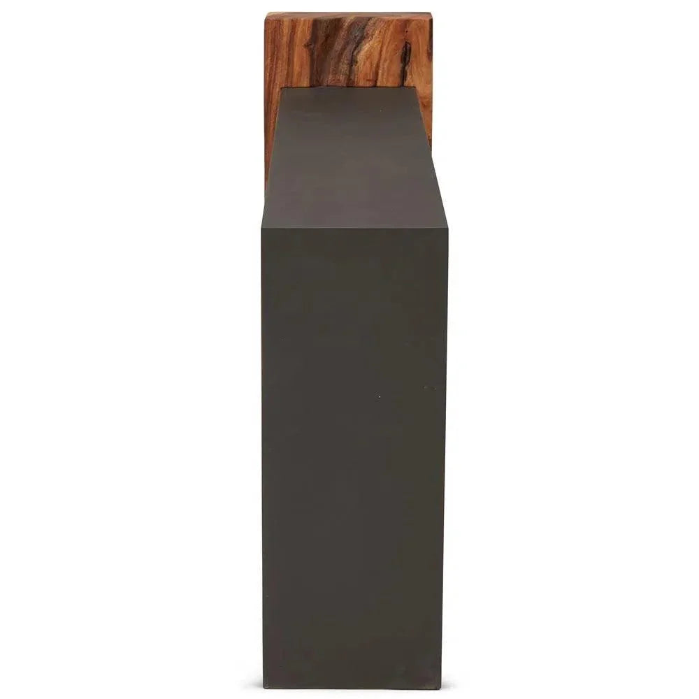 Fortis Natural Solid Chamcha Wood Sofa Table - LOOMLAN - Urbia - Console Tables