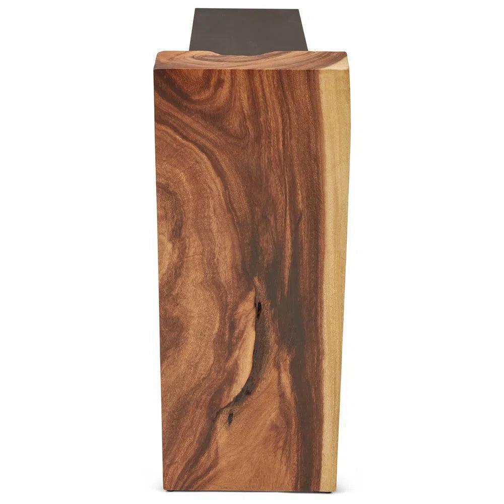 Fortis Natural Solid Chamcha Wood Sofa Table - LOOMLAN - Urbia - Console Tables