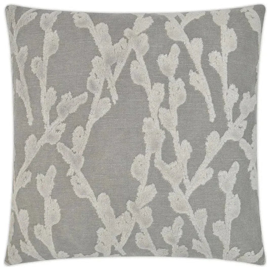 Fortuna Steam Grey Throw Pillow With Insert - LOOMLAN - D.V. Kap - Throw Pillows