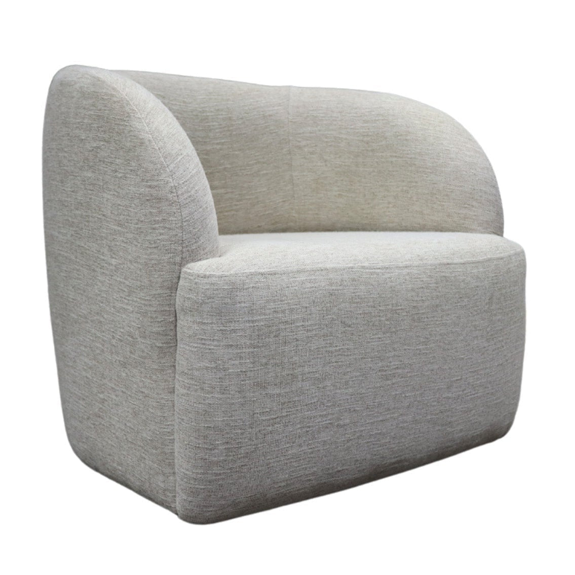 Foundation Fabric Swivel Club Chair