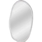 Foundry Aluminum White Oval Wall Mirror - LOOMLAN - Moe's Home - Wall Mirrors