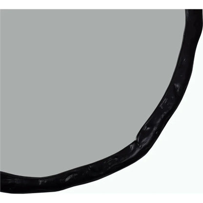Foundry Aluminum and Mdf Black Wall Mirror - LOOMLAN - Moe's Home - Wall Mirrors