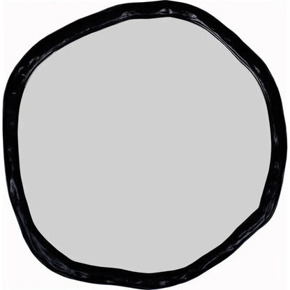 Foundry Aluminum and Mdf Black Wall Mirror - LOOMLAN - Moe's Home - Wall Mirrors