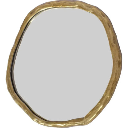 Foundry Small Gold Decorative Wall Mirror - LOOMLAN - Moe's Home - Wall Mirrors