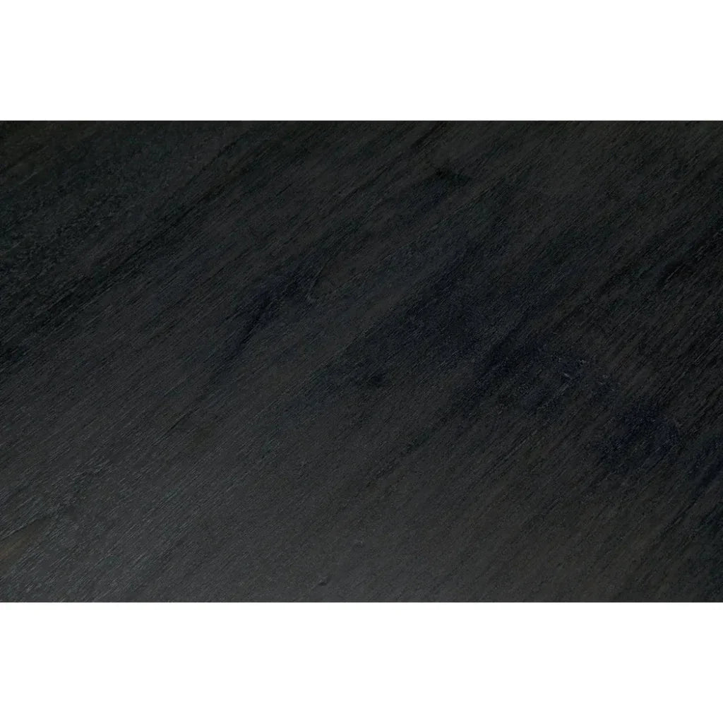 Fox Wood Round Side Table - LOOMLAN - Noir - Side Tables